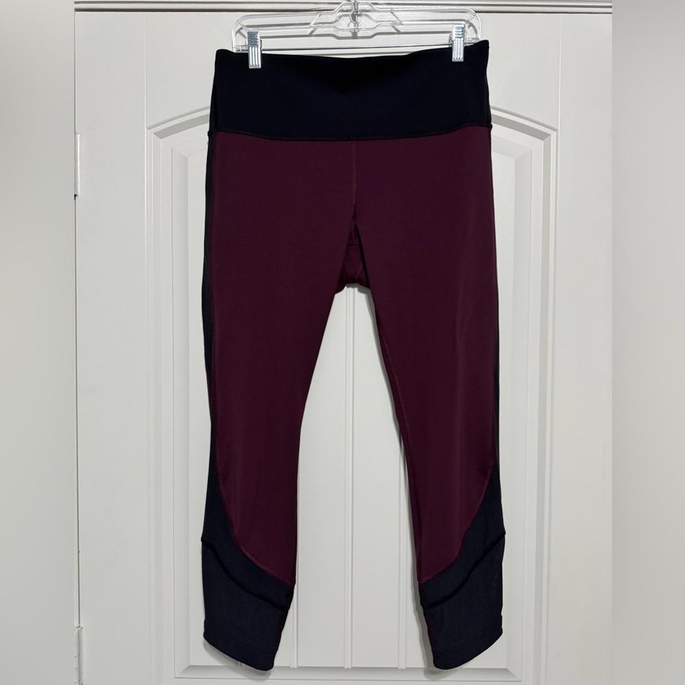 Lululemon Ready Set Go 7/8 Tight (25") in Dark Adobe / Black